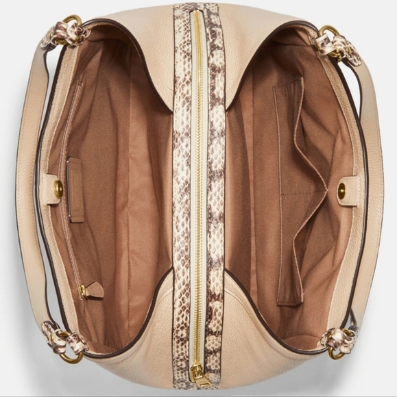 🦒 Coach 2 PCS SET Designer Shoulder Bag Purse Handbag Wallet  Signature - Picture 7 of 14